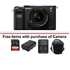 Alpha a7C Mirrorless Digital Camera with 28-60mm Lens (Black) and ECM-W2BT Camera-Mount Digital Bluetooth Wireless Microphone System Thumbnail 10