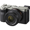 Alpha a7C Mirrorless Digital Camera with 28-60mm Lens (Silver) and FE 50mm f/1.8 Lens Thumbnail 5