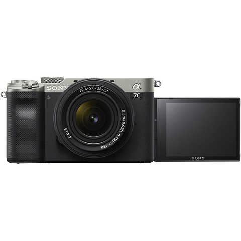 Alpha a7C Mirrorless Digital Camera with 28-60mm Lens (Silver) and FE 50mm f/1.8 Lens Image 7