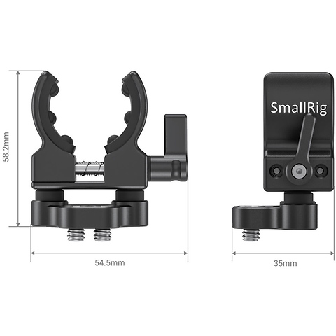Shotgun Microphone Holder (1/4 in.-20 Screws) Image 1