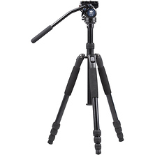 T-004SK Aluminum Tripod with VA-5 Ultra-Compact Video Head Image 0