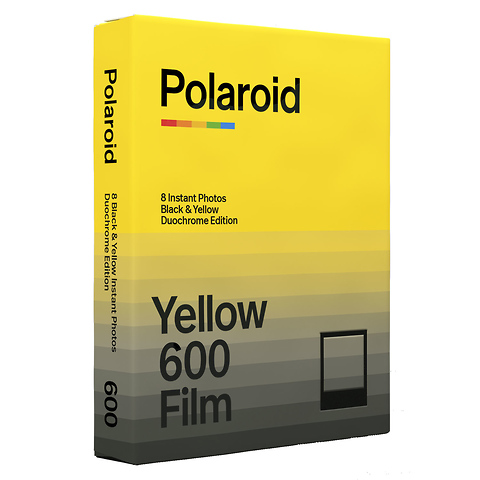 Polaroid 600 Black and Yellow Film (Duochrome Edition, 8 Exposures)
