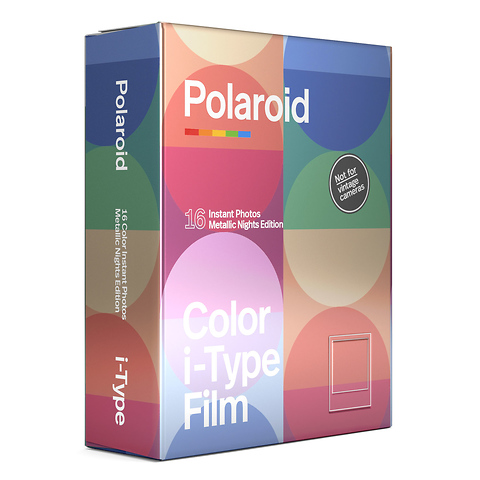 Color i-Type Instant Film - Double Pack (Metallic Nights Edition, 16 Exposures) Image 0