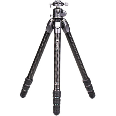 Tortoise Columnless Carbon Fiber Three Series Tripod with GX35 Ball Head Image 0