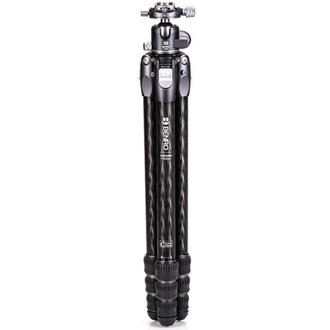 Tortoise Columnless Carbon Fiber Three Series Tripod with GX35 Ball Head Image 1