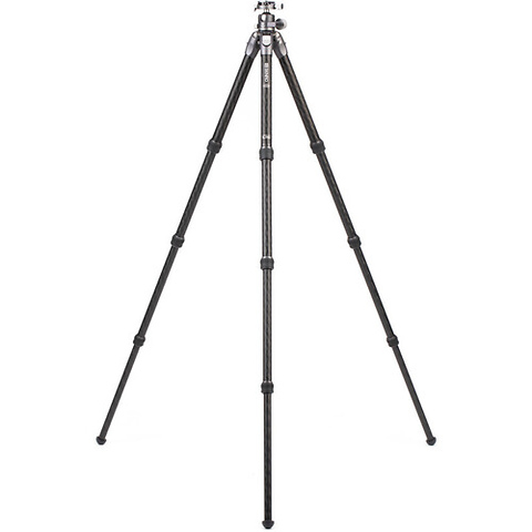 Tortoise Columnless Carbon Fiber Three Series Tripod with GX35 Ball Head Image 2