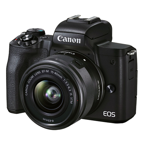EOS M50 Mark II Mirrorless Digital Camera with 15-45mm Lens (Black) Image 1