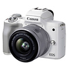 EOS M50 Mark II Mirrorless Digital Camera with 15-45mm Lens (White) Thumbnail 1