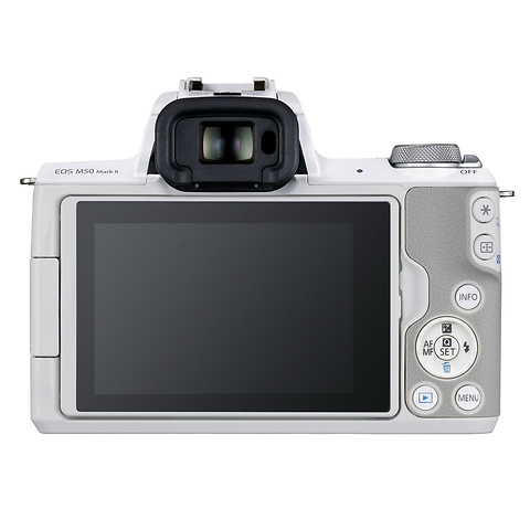 EOS M50 Mark II Mirrorless Digital Camera with 15-45mm Lens (White) Image 6