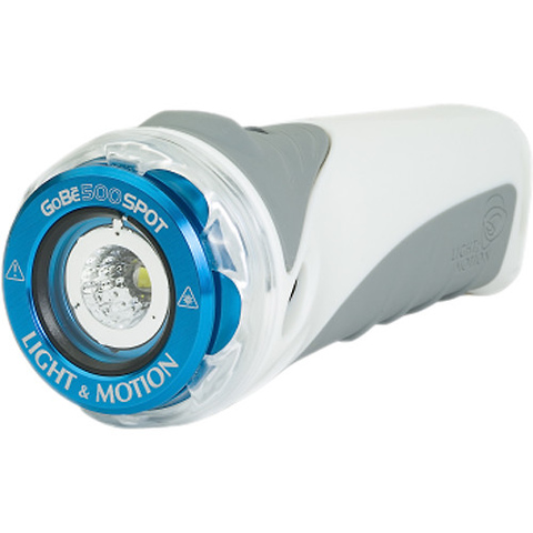 GoBe S 500 Spot Waterproof Flashlight Blue/White - Open Box Image 0
