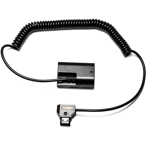 D-Tap to Canon LP-E6-Type Dummy Battery Coiled Cable (22-42 in.) Image 0