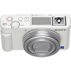 ZV-1 Digital Camera (White) with Sony Vlogging Microphone (ECM-G1) Thumbnail 3