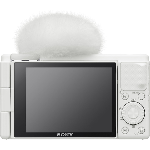 ZV-1 Digital Camera (White) with Sony Vlogging Microphone (ECM-G1) Image 4