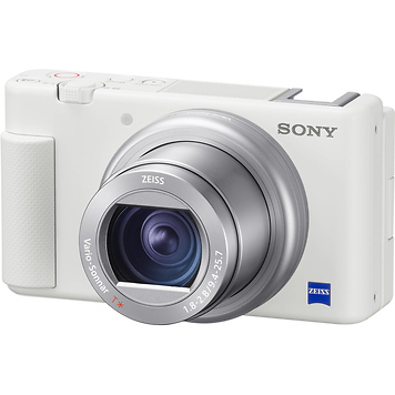 ZV-1 Digital Camera (White) with Vlogger Accessory Kit