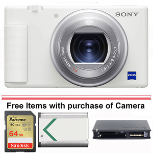 ZV-1 Digital Camera (White)