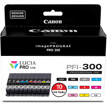 PFI-300 Ten Color Ink Tank Value Pack Image 0