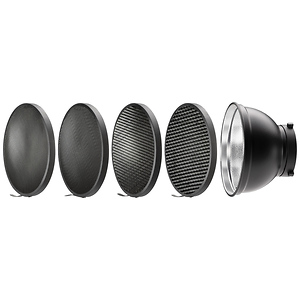 55° Wide Umbrella Reflector with Honeycomb Grids