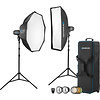 2-Light Location Kit with FJ-X2m Wireless Trigger, Rapid Box Switch Octa-M, and 1x3 Strip Bank Thumbnail 0