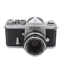 F Film Camera Body w/ 50mm f/2 Lens Chrome - Pre-Owned Image 0