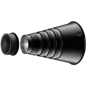 Snoot with Honeycomb Grid (Bowens/Godox Mount)