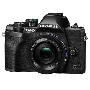 OM-D E-M10 Mark IV Mirrorless Micro Four Thirds Digital Camera with 14-42mm Lens (Black)