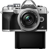 OM-D E-M10 Mark IV Mirrorless Micro Four Thirds Digital Camera with 14-42mm Lens (Silver) Thumbnail 1