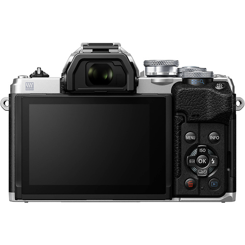 OM-D E-M10 Mark IV Mirrorless Micro Four Thirds Digital Camera with 14-42mm Lens (Silver) Image 2