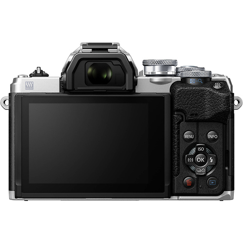 OM-D E-M10 Mark IV Mirrorless Micro Four Thirds Digital Camera Body (Silver) Image 1