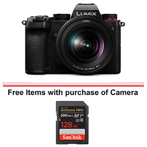 Lumix DC-S5 Mirrorless Digital Camera with 20-60mm Lens Kit (Black)