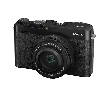 X-E4 Mirrorless Digital Camera with 27mm Lens (Black)