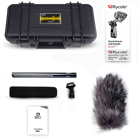 S-Mic 2 Location Kit Moisture-Resistant Shotgun Microphone with Pistol Grip Shockmount and Windjammer Image 3
