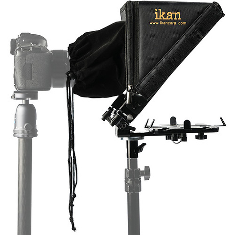 Elite Tablet & iPad Light Stand Teleprompter Kit with Rolling Hard Case Image 1