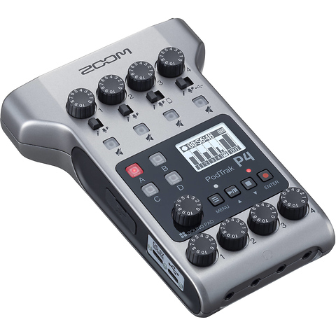 PodTrak P4 Portable Multitrack Podcast Recorder Image 0