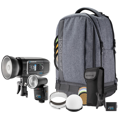 FJ80 and FJ400 Strobe 2-Light Portable Portrait Kit Image 0