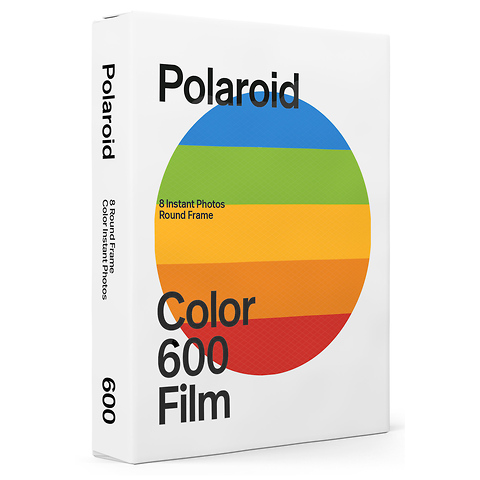 Color 600 Instant Film (8 Exposures, Round Frame) Image 0