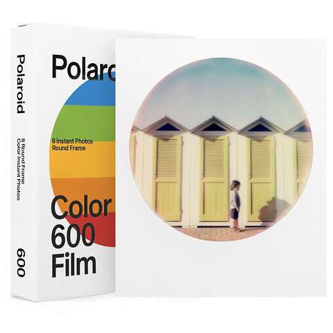 Color 600 Instant Film (8 Exposures, Round Frame) Image 2