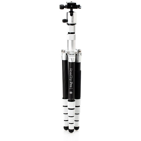 MeFOTO RoadTrip Pro Carbon Fiber Series 1 Travel Tripod (Silver) Image 1