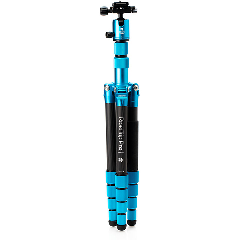 MeFOTO RoadTrip Pro Carbon Fiber Series 1 Travel Tripod (Pacific Blue) Image 1