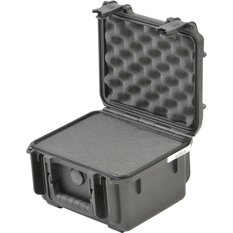 3I-0907-6-C Small Mil-Std Waterproof Case 6 in. Deep (Black, Cubed Foam) Image 2
