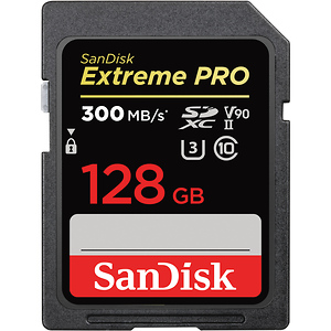 128GB Extreme PRO UHS-II SDXC Memory Card