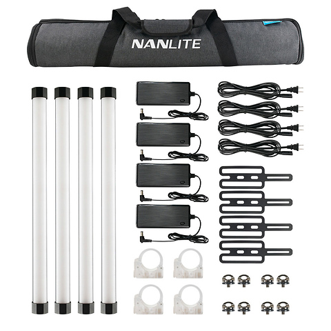 PavoTube II 15X 2 ft. RGBWW LED Pixel Tube with Internal Battery 4 Light Kit Image 0