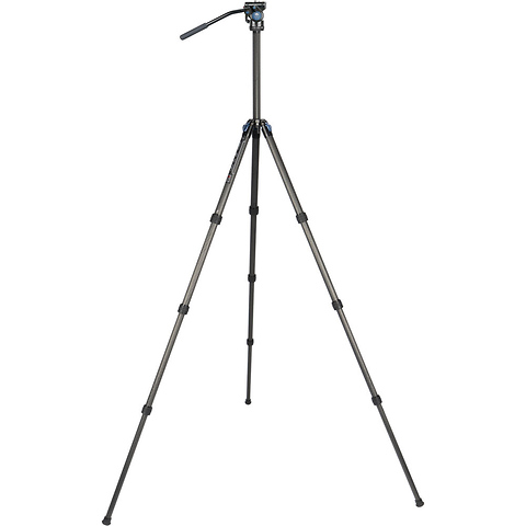 ST-124 Carbon Fiber Tripod with VA-5 Ultra-Compact Video Head Image 1