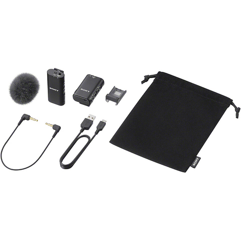 ECM-W2BT Camera-Mount Digital Bluetooth Wireless Microphone System for Sony Cameras Image 9