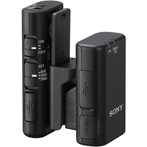 ECM-W2BT Camera-Mount Digital Bluetooth Wireless Microphone System for Sony Cameras Image 2