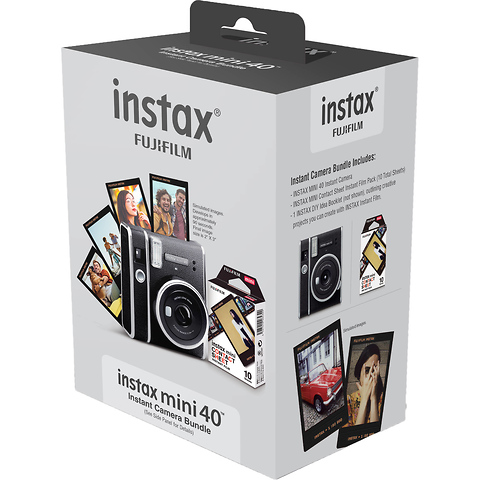INSTAX Mini 40 Instant Camera Bundle Image 1