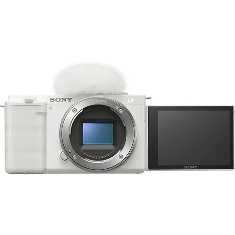 Alpha ZV-E10 Mirrorless Digital Camera Body (White) with Vlogger Accessory Kit Image 7