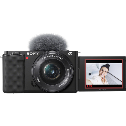 Alpha ZV-E10 Mirrorless Digital Camera with 16-50mm Lens (Black) Image 3