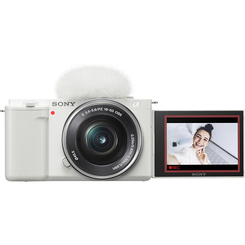 Alpha ZV-E10 Mirrorless Digital Camera with 16-50mm Lens (White) Image 3