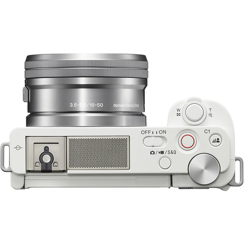 Alpha ZV-E10 Mirrorless Digital Camera with 16-50mm Lens (White) Image 2