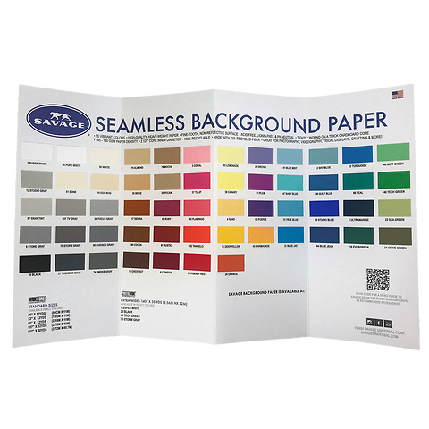 Seamless Paper Color Chart Image 0